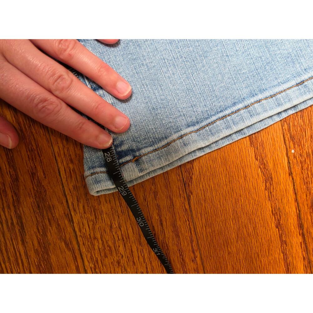 Frame Modern Pocket High Rise Wide Leg Jeans Sz 24 Light Blue Denim VGUC - Picture 7 of 9